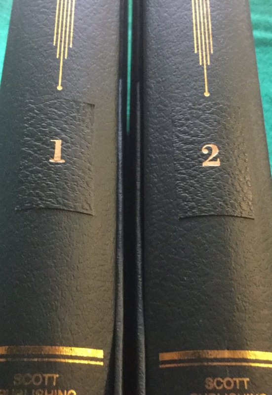 Never Used Scott Canada Pages 1851-1990 in 2 Scott Binders w/ Slipcases