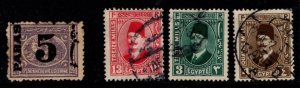 Egypt Value Starter Pack 18 Assorted Stamps Used Nice Assortment Earlier Stamps
