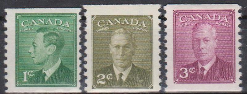 Canada #297-9 MNH VF CV $6.20 (B1259)