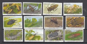 J43644 JL Stamps 1995 belize set mnh #1035-46 insects