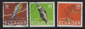 Ecuador  Scott 634-637  USED Short set