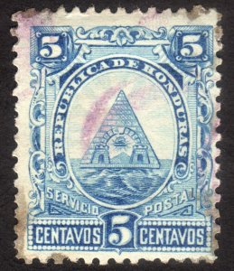 1890, Honduras 5c, Used, Sc 42