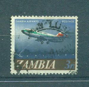 Zambia sc# 41 (3) used cat value $.25