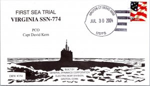 Virginia SSN-774 2004 - First Sea Trial - Groton CT - F66006