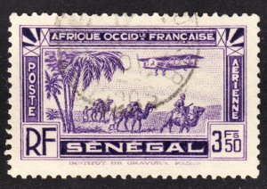 Senegal Scott C7 F to VF used. Lot #A.  FREE...