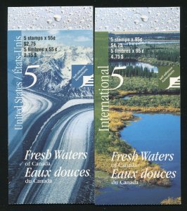 Canada 1854 - 1855 Fresh Waters Complete Stamp Booklets MNH 2000 