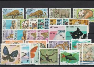 Vietnam Stamps Mostly Animals Ref 25521