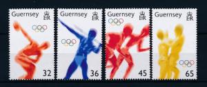 [54771] Guernsey 2004 Olympic games Athens Athletics Wrestling MNH