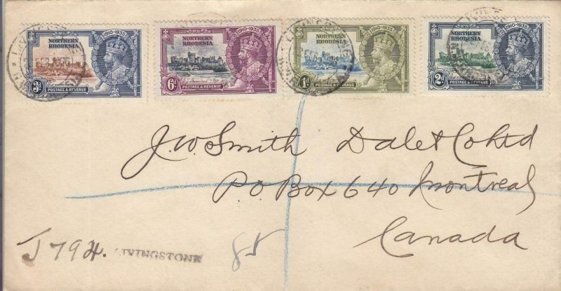 1936, Livingston, Northern Rhodesia to Montreal, Canada, See Remark (32659)