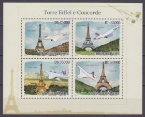 2010 Sao Tome and Principe 4373-4376KL Concorde 11,00 €