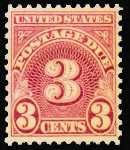 U.S. Scott #J82, Postage Due, 1931, 1¢, PSE Cert., F-VF 75, Mint, OGnh, Carmine