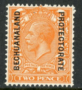 British Bechuanaland 1925 2¢ Orange DIe 2 KGV Wmk MCGvR Scott #99 Mint F769