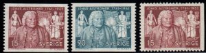 Sweden # 597 - 599 MNH