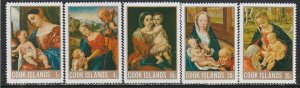 1968 Cook Islands - Sc 243-7 - MNH VF - 5 single - Christmas