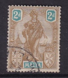 Malta   #103  used    1922   ''Malta'' 2p