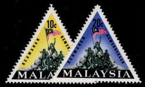 MALAYSIA QEII SG31-32, 1966 National monument set, NH MINT.