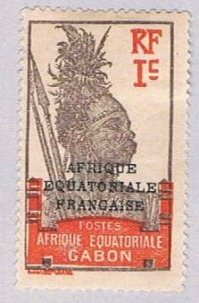 Gabon Warrior 1c - pickastamp (AP103614)