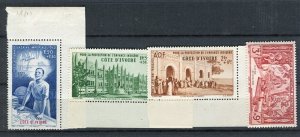 FRENCH COLONIES; 1942-43 early Child Welfare + MINT MNH SET, Cote Ivory