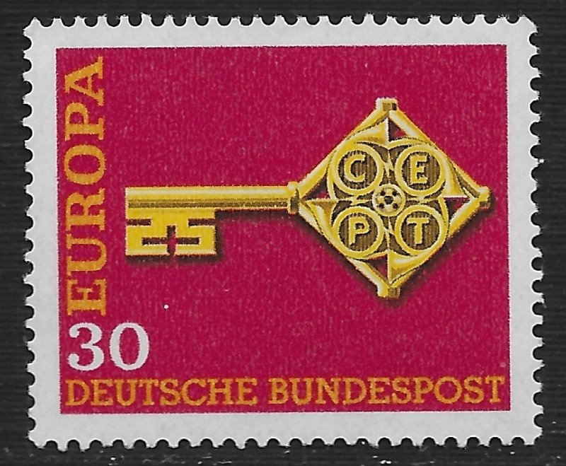 Germany #984 30pf Europa - Golden Key ~ MNH