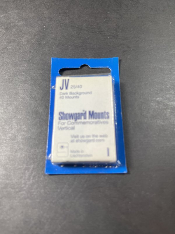 SHOWGUARD MOUNTS-JV---25 x 40---PRE-CUT--40 PACK--DARK BACKGROUND--NEW-OLD STOCK