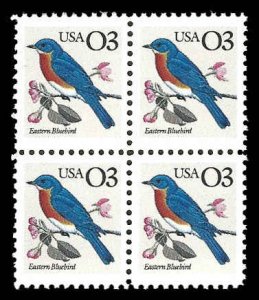 PCBstamps   US #2478 Block 12c(4x3c)Bluebird, MNH, (1)