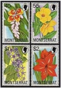 Montserrat 389-392,MNH.Michel 389-392. Flowering plants 1978.Alpinia speciosa,