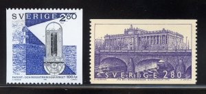 Sweden 1961-62 MNH, Swedish Patent and Registration Office Set from 1992.