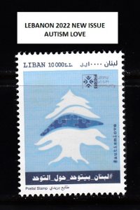 ILEBANON - LIBAN MNH SC# 843 AUTISM LOVE