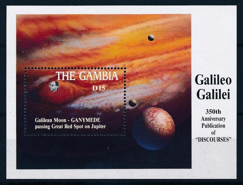 [64216] Gambia 1988 Space Travel Weltraum Jupiter Galileo Souvenir Sheet MNH