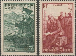 France, #B108-B109  Mint Hinged From 1941
