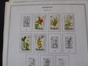 Barbados 1852-1992 Stamp Collection on Scott Album Pages