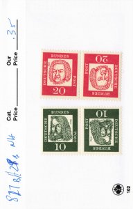GERMANY  827B. 829B   MNH
