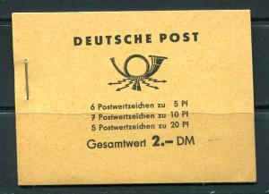 Germany 1960 Complete booklet LP2441 61 Mi MH 3 with advertisement  MNH 7303