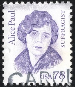 SC#2943 78¢ Great Americans: Alice Paul (1995) Used