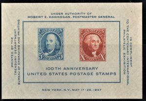 US 948 MNH VF/XF CIPEX Souvenir Sheet 1947