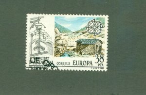 FRENCH ANDORRA 154 USED BIN $0.50