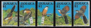 Jamaica Scott #'s 546a-e MNH