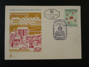 congress of urbanism Wien FDC Austria 1956