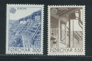 Faroe Islands 156-7 MNH cgs