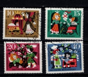 Germany - #B400 - B403 Sleeping Beauty set/4 - Used