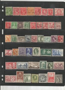 AUSTRALIA COLLECTION ON STOCK SHEET, MINT/USED