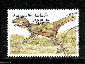 Barbuda  1992 overprint stamp used scott # 1316