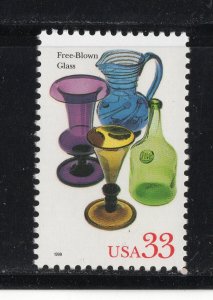 3325 * FREE BLOWN GLASS *  U.S. Postage Stamp  MNH