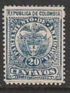 1890 Columbia (Antiquia) - Sc 78 - MNG VF - 1 single - Coat of Arms