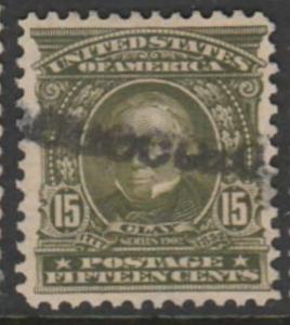 U.S. Scott #309 Clay Stamp - Used Single