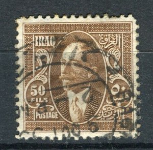 IRAQ; 1932 early Faisal issue fine used 50f. value