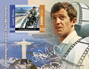 Guinea-Bissau - 2021 Jean-Paul Belmondo - Stamp Souvenir Sheet - GB210501b1