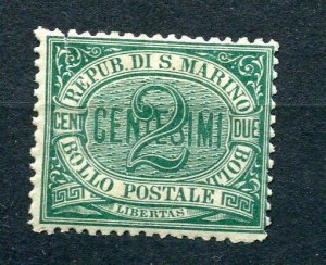 San Marino 1877 Sc 1 green MH sm1173