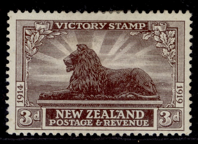 NEW ZEALAND GV SG456, 3d chocolate, M MINT. Cat £16.