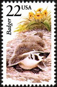 United States 2312 - Mint-NH - 22c Badger (1987) (cv $1.00)